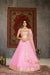 Festive Wear Lehenga Choli Pink in Net with Sequins Embroidery And Dupatta