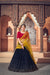 Navy Blue Georgette Lehenga with Thread & Sequin Embroidery And Net Dupatta