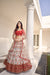 Elegant White Art Silk Lehenga with Thread & Sequin Embroidery Work