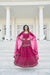 Deep Pink Chinon Chiffon Lehenga with Gota Patti, Thread & Sequin Embroidery