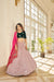Dusty Pink Georgette Lehenga with Sequin Embroidery