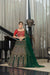 Green Georgette & Silk Lehenga with Thread & Sequin Embroidery