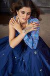 Royal Blue Art Silk Lehenga Set Elegant & Ready to Wear