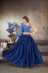 Royal Blue Art Silk Lehenga Set Elegant & Ready to Wear