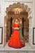 Orange Georgette Lehenga with Thread & Sequence Embroidery