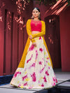 Pink Cotton Silk Lehenga with Shibori Print & Embroidered Jacket