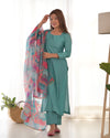 Elegant Viscose Straight Fit Kurta Set – Office & Summer Wear with Dupatta