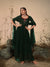 Elegant Green Georgette Gown with Thread & Sequin Embroidery – XL Size