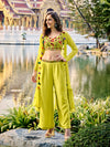 Florescence Georgette Salwar Kameez Embroidered Work Belt