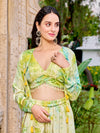 Florescence Silk Salwar Kameez Printed Work And Matching Silk Dupatta