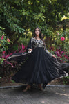 Faux Blooming Gown with Sequins Embroidered Dupatta A Perfect Blend of Elegance & Tradition