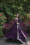 Faux Blooming Gown with Sequins Embroidered Dupatta A Perfect Blend of Elegance & Tradition