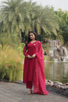 PREMIUM READYMADE ALIA CUT KURTI WITH PANT & DUPATTA SET