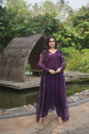 PREMIUM READYMADE ALIA CUT KURTI WITH PANT & DUPATTA SET