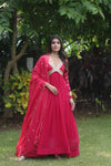 PREMIUM READYMADE ALIA CUT GOWN WITH DUPATTA SET