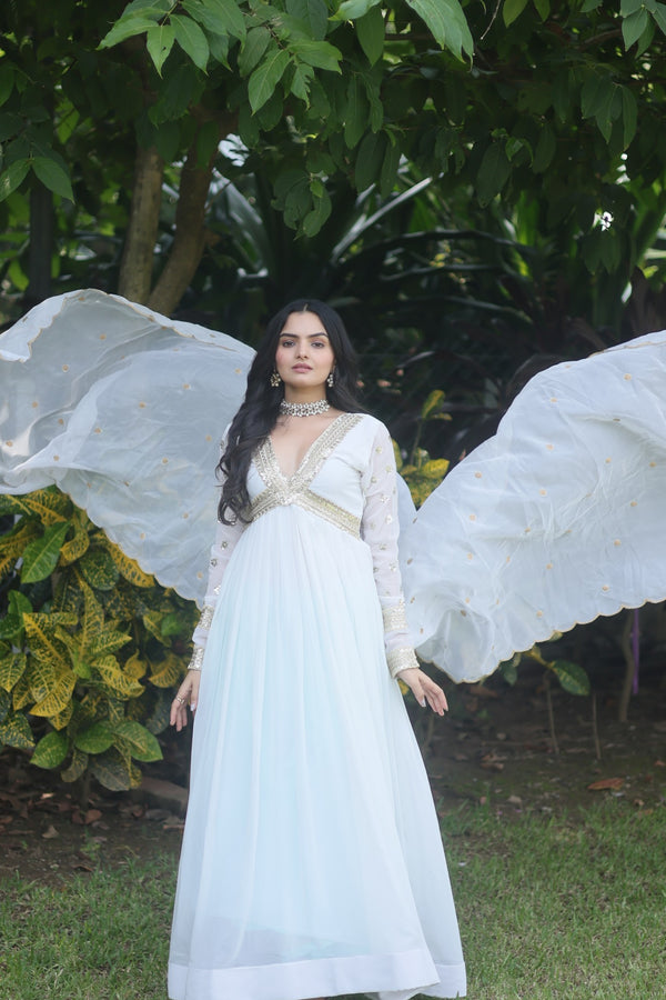 PREMIUM READYMADE ALIA CUT GOWN WITH DUPATTA SET