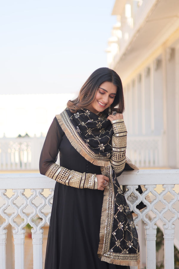 PREMIUM GOWN WITH DUPATTA – ELEGANCE REDEFINED