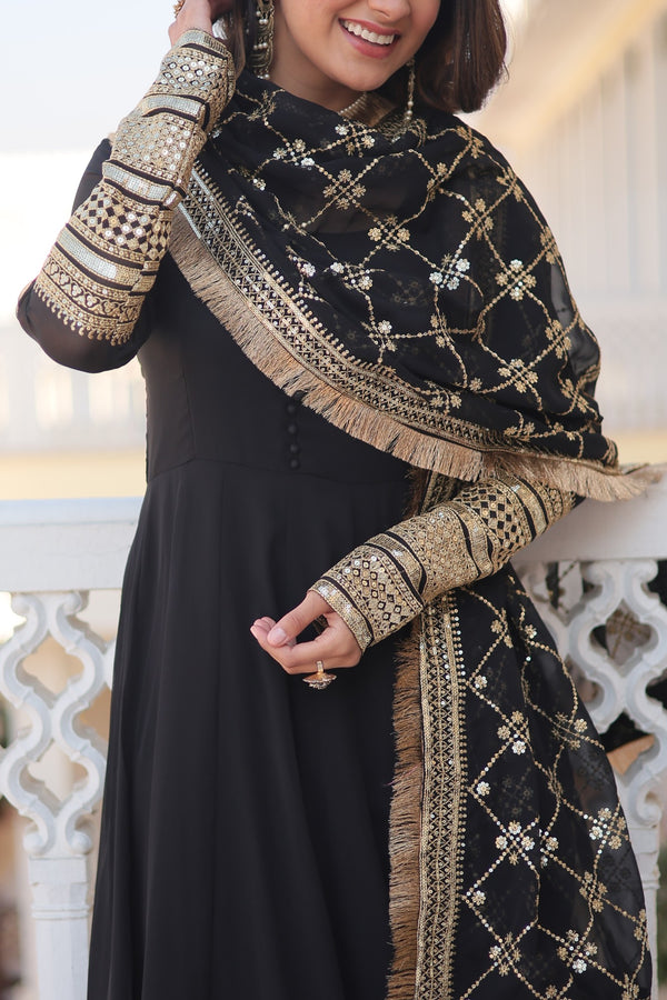 PREMIUM GOWN WITH DUPATTA – ELEGANCE REDEFINED