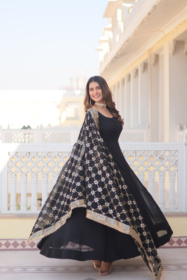 PREMIUM GOWN WITH DUPATTA – ELEGANCE REDEFINED