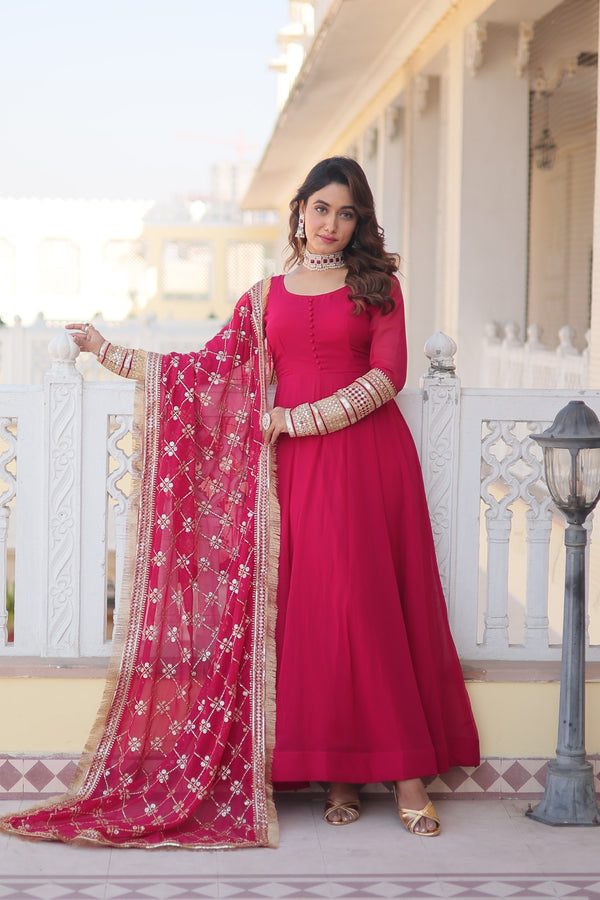 PREMIUM GOWN WITH DUPATTA – ELEGANCE REDEFINED