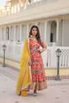 Premium Readymade Gown with Dupatta Set