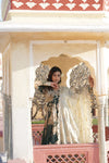 Exquisite Designer Anarkali Suit with Intricate Embroidery & Flowing Dupatta
