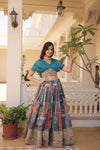 Lehenga Choli Collections digital prints and embroidery work