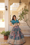 Lehenga Choli Collections digital prints and embroidery work