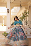 Lehenga Choli Collections digital prints and embroidery work