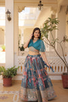 Lehenga Choli Collections digital prints and embroidery work