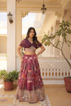 Lehenga Choli Collections digital prints and embroidery work
