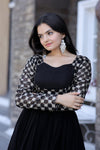 Premium Faux Blooming Gown with Sequins & Zari Embroidery Elegant & Graceful