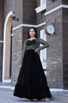 Premium Faux Blooming Gown with Sequins & Zari Embroidery Elegant & Graceful