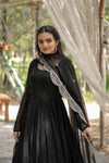 Desirable Women's Gown with Designer Embroidered Dupatta