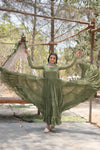 Desirable Women's Gown with Designer Embroidered Dupatta