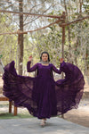 Desirable Women's Gown with Designer Embroidered Dupatta