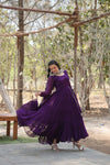 Desirable Women's Gown with Designer Embroidered Dupatta