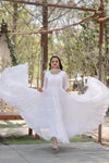 Desirable Women's Gown with Designer Embroidered Dupatta