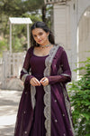 Desirable Women's Gown with Designer Embroidered Dupatta