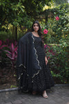Faux Georgette Gown with Sequins Embroidered Dupatta A Blend of Tradition & Elegance
