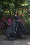 Faux Georgette Gown with Sequins Embroidered Dupatta A Blend of Tradition & Elegance