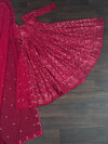 Faux Blooming Gown with Sequins Embroidered Dupatta A Blend of Elegance & Charm