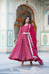 Elegant Gown with Dupatta Sequins Embroidered Work