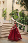 Premium Readymade Gown Collection Gown with Sequins-Multi Embroidered Work