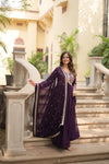 Premium Readymade Gown Collection Gown with Sequins-Multi Embroidered Work