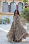 Festive Wear ReadymadeGeorgette Gown with Sequins Embroidery Work And Matching Dupatta