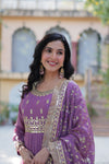 Festive Wear ReadymadeGeorgette Gown with Sequins Embroidery Work And Matching Dupatta