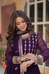 Premium Designer Readymade Gown with Dupatta Embroidered Zari & Sequins Work