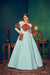 Sky Blue Georgette Semi-Stitched Gown Ethereal & Elegant