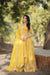 Designer Yellow Viscose Jacquard Lehenga Choli with Russian Silk Dupatta